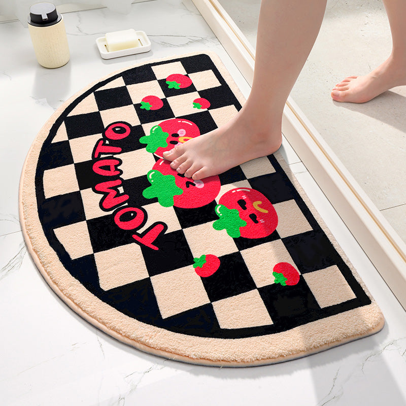 Absorbent Bathroom Nonslip Mat Door Foot Pad Toilet Entry Door Home Mat