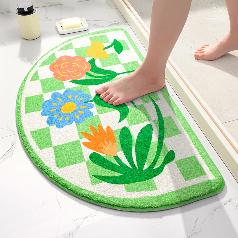 Absorbent Bathroom Nonslip Mat Door Foot Pad Toilet Entry Door Home Mat