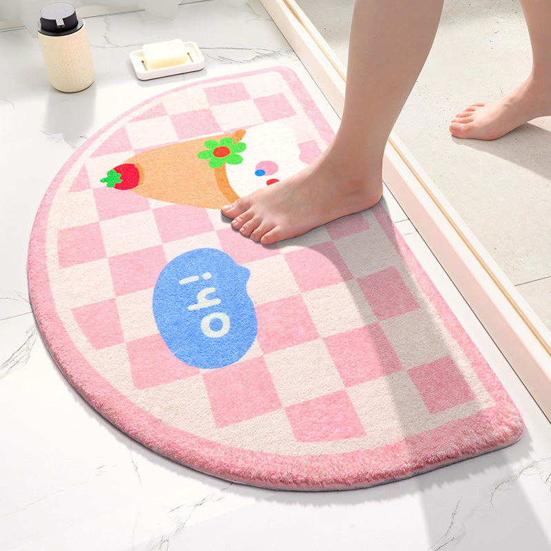 Absorbent Bathroom Nonslip Mat Door Foot Pad Toilet Entry Door Home Mat