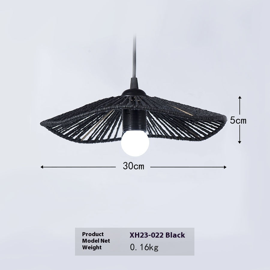 Paper String Rattan-like Lighting Lampshade